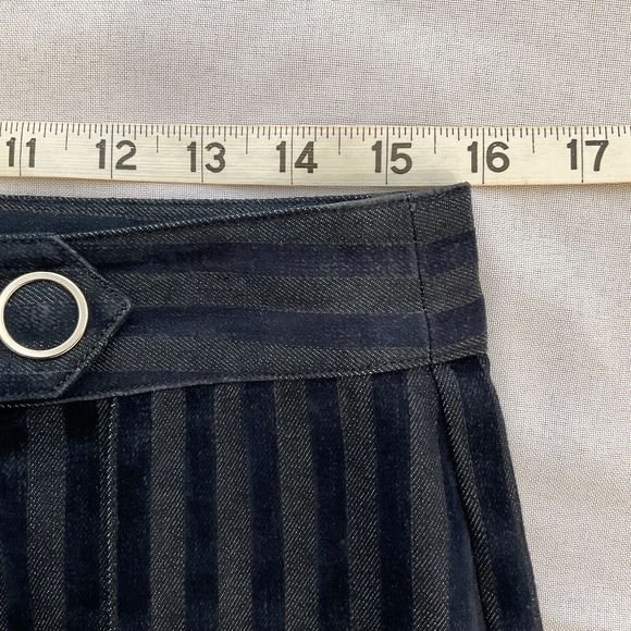 Derek Lam 10 Crosby  Striped Crop Flare Trousers Women Size 8 - Picture 6 of 12